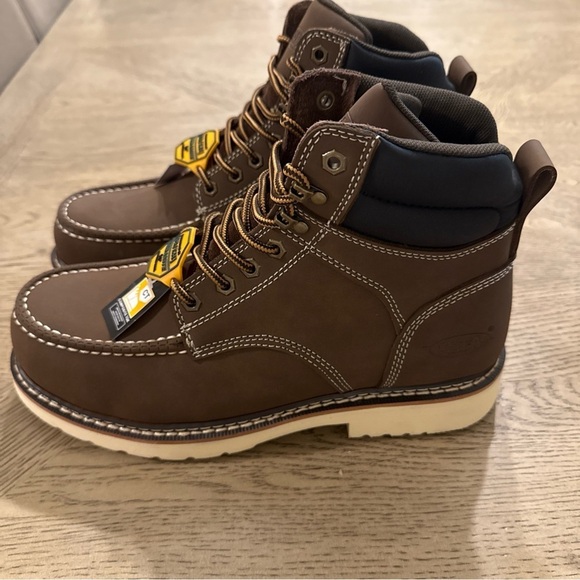 SAFA Mens SAFA 6in Comp Toe Crazy Horse Leather Work Boots 9.5W main image 4